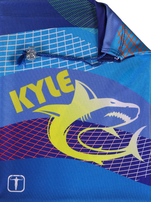 Shark Personalized Sublimated Grip Bag