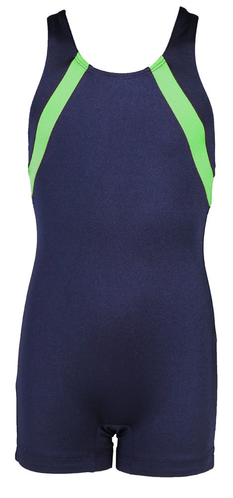 Basic Diagonal-Cut Gymnastics Singlet - Multiple Colors