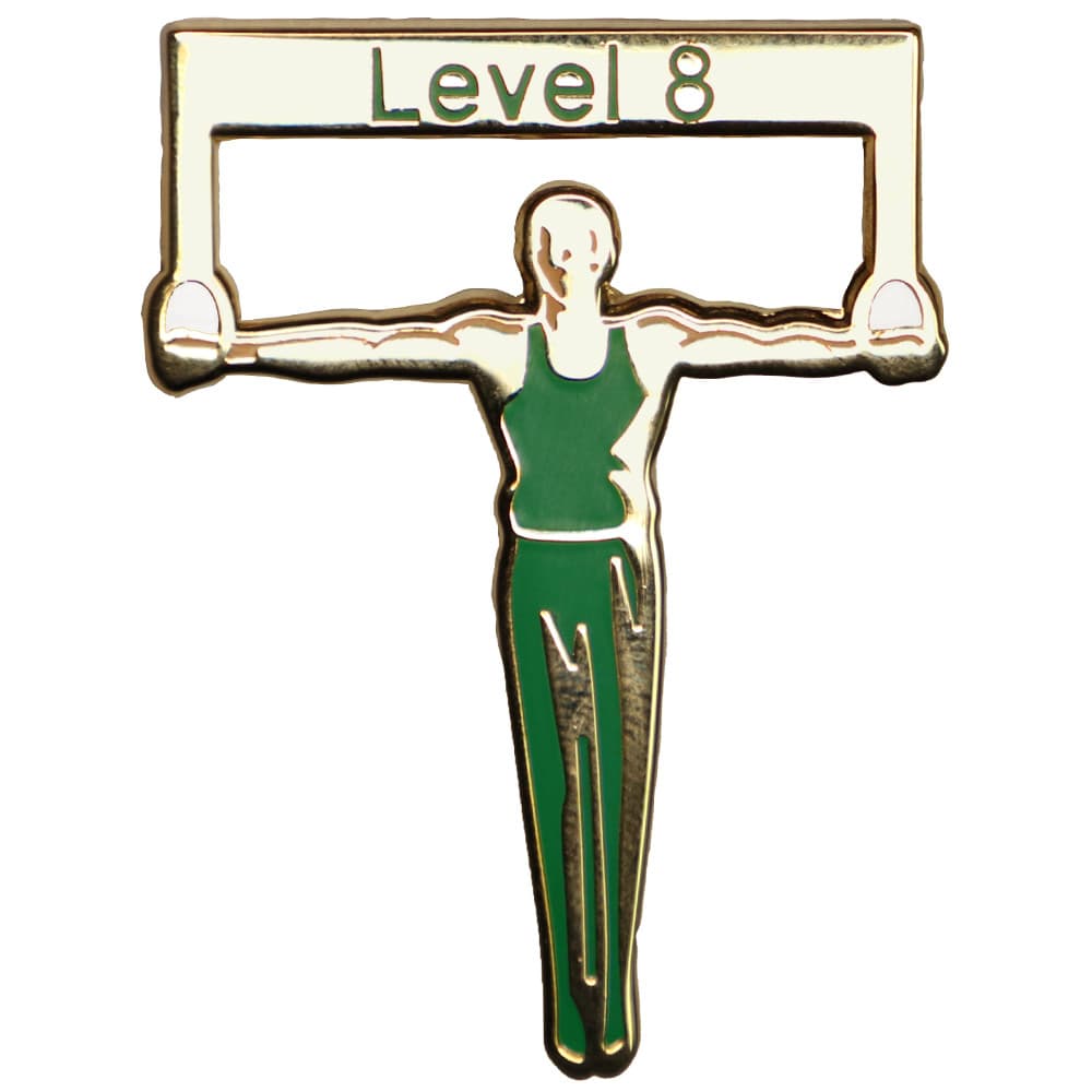 Men's Level 8 Gymnastics Pin - 1118