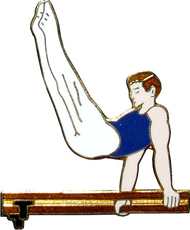 parallel bar gymnastics pin
