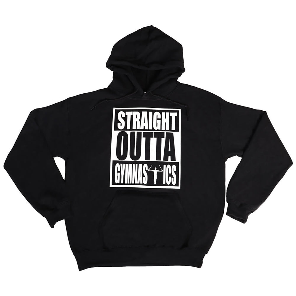 Straight Outta Gymnastics Men's Sweatshirt - Black or Gray
